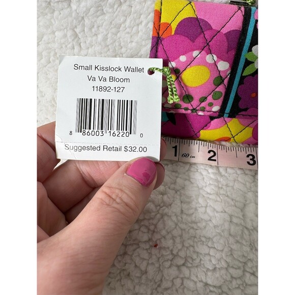 Vera Bradley Wallet Womens One Size Multicolor Floral Quilted Kisslock - Picture 3 of 7